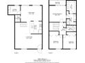 Detailed floor plan showcasing the layout of the house at 5348 Saddlebrook Way # 2, Wesley Chapel, FL 33543