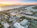 Coastal neighborhood with beach access, waterfront views, and local businesses at 150 95Th Ave, Treasure Island, FL 33706