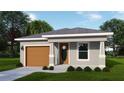 Charming single-story home with a well-manicured lawn, neutral color scheme, and an oval-shaped front door window at 304 4Th Sw Ave, Largo, FL 33770