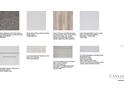 Selection of home interior materials include, flooring, countertops, backsplash, and cabinets at 3410 Lumber Falls Dr, Plant City, FL 33565