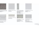 Selection of interior finish materials and fixtures at 819 Steel Dr, Apollo Beach, FL 33572