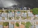Tranquil neighborhood with backyard pools and docks offering quick water access at 5616 Riddle Rd, Holiday, FL 34690