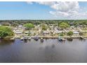 Waterfront homes boast stunning views, private docks, and easy access to the open water at 5616 Riddle Rd, Holiday, FL 34690
