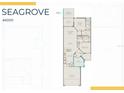 Seagrove floorplan featuring a den and an owner's suite at 27152 Capri Shores Cir, Englewood, FL 34223