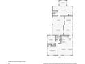 Detailed floor plan of the home, showcasing the layout of the rooms and living spaces at 419 40Th S Ave, St Petersburg, FL 33705