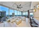 Bright and airy living room featuring amazing views and an open layout at 777 N Ashley Dr # 3002, Tampa, FL 33602