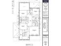 Home blueprint showing first and second floor plan with bedroom, bathroom, and kitchen layout at 4321 S Renellie Dr, Tampa, FL 33611