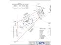 A property survey map of the land showing boundaries, easements, and the location of the building at 4321 S Renellie Dr, Tampa, FL 33611