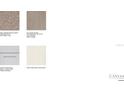 Selection of carpet, flooring tile, quartz pebble white countertops, and whole house shaker cabinets at 13357 Tropical Breeze Way, Hudson, FL 34669