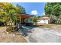 Inviting single-story home with unique xeriscaping, offering pleasant curb appeal and long driveway at 4730 15Th N Ave, St Petersburg, FL 33713