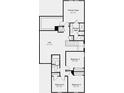 Second-floor floor plan featuring a primary suite, three additional bedrooms, a loft, and two bathrooms at 12422 Gust Ct, Hudson, FL 34669