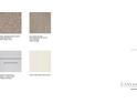 Selection of interior finishes including carpet, tile, cabinets, and quartz countertops at 12422 Gust Ct, Hudson, FL 34669
