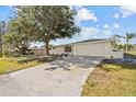 A well-maintained single-story home is showcased with a large driveway and a manicured lawn, providing ample space at 1499 Janet Pl, Englewood, FL 34223