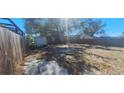 Wide view of the backyard and storage shed at 4331 16Th S Ave, St Petersburg, FL 33711