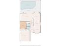 Detailed floor plan showcasing the layout of the first floor including the kitchen and living room at 11503 Whispering Hollow Dr, Tampa, FL 33635