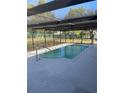 Inviting screened-in pool, perfect for relaxing and enjoying outdoor living at 186 Dan River Dr, Spring Hill, FL 34606