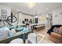 Open-concept living space with modern kitchen, comfortable seating, and stylish decor for a contemporary lifestyle at 2810 N Florida Ave, Tampa, FL 33602