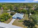 Desirable property with private screened pool, fenced yard and mature trees, providing a serene outdoor oasis at 8604 Vicksburg Rd, Spring Hill, FL 34608