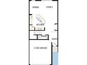 Floor plan showcasing the kitchen, dining, Gathering room, powder room, and two car garage at 10708 Oak Bend Dr, Parrish, FL 34219