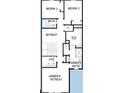 Upstairs floor plan featuring bedrooms, bathrooms, retreat and utility room at 10708 Oak Bend Dr, Parrish, FL 34219