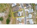 Aerial view of property lines, highlighting the home's location within a residential neighborhood at 646 Allegheny Dr, Sun City Center, FL 33573