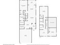 Detailed floorplan showing the layout of this two-story home at 10742 Verawood Dr, Riverview, FL 33579