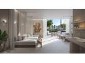 Modern spa with city views, comfortable seating, and tranquil decor at 1101 E Jackson St # 1921, Tampa, FL 33602