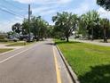 A long street view with mature trees and lush greenery, offering a serene and inviting atmosphere at 601 Park Blvd, Oldsmar, FL 34677