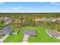 Spacious property with a well-maintained home, lush green lawns, and a serene wooded backdrop at 13193 Paxton Ave, Weeki Wachee, FL 34614