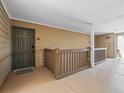 Inviting entrance to a unit with a neutral color scheme, offering a sense of privacy and calm at 9481 Highland Oak Dr Dr # 508, Tampa, FL 33647