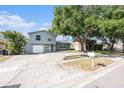 Inviting two-story home with a well-kept lawn, mature trees, and a spacious driveway at 8212 Malvern Cir, Tampa, FL 33634