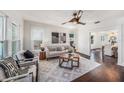 Cozy living room with stylish decor and comfortable seating at 1207 E Giddens Ave, Tampa, FL 33603