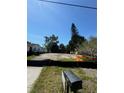 Cleared vacant lot ready for construction, with mature trees and a sunny, open space at 3310 W Rogers Ave, Tampa, FL 33611