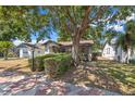 Charming single-story home featuring a well-maintained lawn and mature shade trees at 1610 15Th N St, St Petersburg, FL 33704