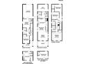 Detailed three-story floor plan showcasing layout of garage, bedrooms, kitchen, and primary suite at 2309 W Spruce St, Tampa, FL 33607