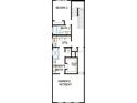 Floorplan for the second floor of the home. Includes 2 bedrooms and the Owner's Retreat at 1311 S Moody Ave # 1, Tampa, FL 33629