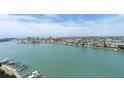 Scenic water view overlooking boat docks and waterfront homes at 9495 Blind Pass Rd # 907, St Pete Beach, FL 33706