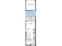 Detailed floorplan showcasing the layout of the home with kitchen, dining, and lanai at 404 N Westland St # 1, Tampa, FL 33609