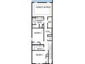 Upstairs floorplan showcasing the home's owner's suite, bath, and additional bedrooms at 404 N Westland St # 1, Tampa, FL 33609