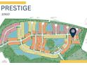 Community map view displaying the location of lots at 4575 Blue Star Ct, North Port, FL 34289
