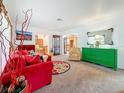 Bright living room featuring an open floor plan and neutral walls, perfect for entertaining at 5100 Aragon S Way, St Petersburg, FL 33705
