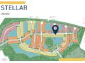 Community map showing the neighborhood layout and lot locations at 1845 Ridgemore St, North Port, FL 34289