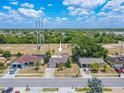 Aerial view showcasing the home's location and proximity to community amenities at 1034 Mandarin Dr, Holiday, FL 34691