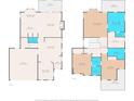 Layout of the floor plan of the home showing the dimensions of the rooms and total square footage at 916 Hemingway Cir, Tampa, FL 33602