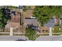 Overhead aerial view of the property showing the house and its position within the neighborhood at 324 Country Club Dr, Oldsmar, FL 34677