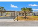 Charming single-story home with a carport and mature palm tree at 6424 Ponder Dr, Port Richey, FL 34668