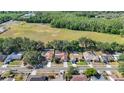 Aerial shot of a residential neighborhood with well-maintained homes and lush green spaces at 1623 Carter Oaks Dr, Valrico, FL 33596
