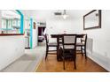 Open concept from dining area to kitchen and bedroom at 7321 Central Ave # 503, St Petersburg, FL 33710