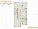 Detailed floorplan illustrating the layout of the home, including the owner's suite, kitchen, and lanai at 1770 Pepper Grass Dr, North Port, FL 34289