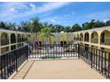 Charming courtyard view with palm trees and walkways in Palma Ceia Gardens at 3206 W Azeele St # 108, Tampa, FL 33609